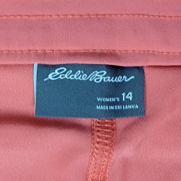 Eddie Bauer Women's Lightweight Nylon Activewear Coral Skort - 14 - Picture 8 of 9